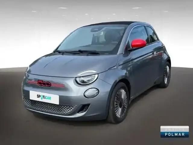 Gris Occasion 2022 Fiat 500C Red Cabriolet | 16 490 € - Image 1/4
