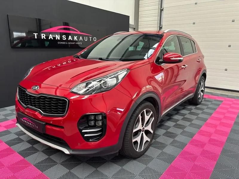Rouge Utilisé 2017 Kia Sportage GT-Line SUV | 16 990 € (Bon prix) - Image 1/4