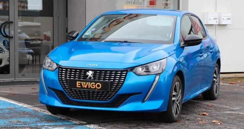 Bleu Occasion 2022 Peugeot 208 Allure Citadine | 13 990 € (Bon prix) - Image 1/4