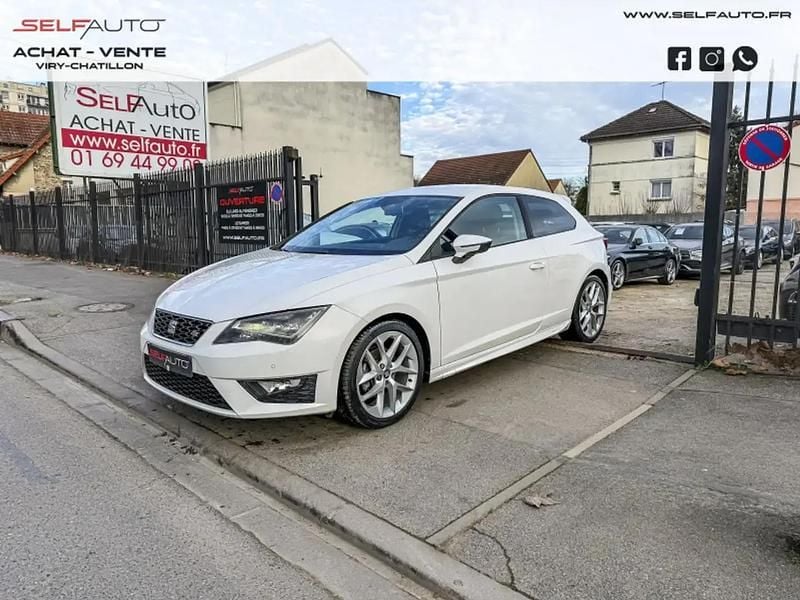 Blanc Occasion 2015 Seat Leon FR Berline | 12 800 € (Prix juste) - Image 1/4