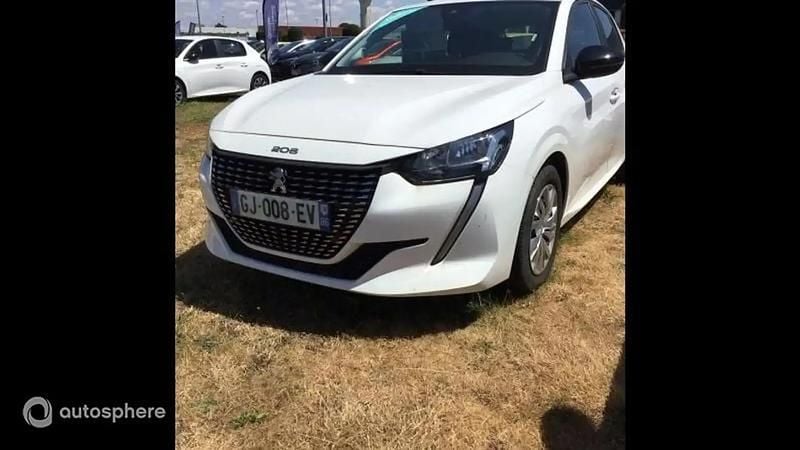 Blanc Utilisé 2022 Peugeot 208 Active Citadine | 10 999 € (Bon prix) - Image 1/4