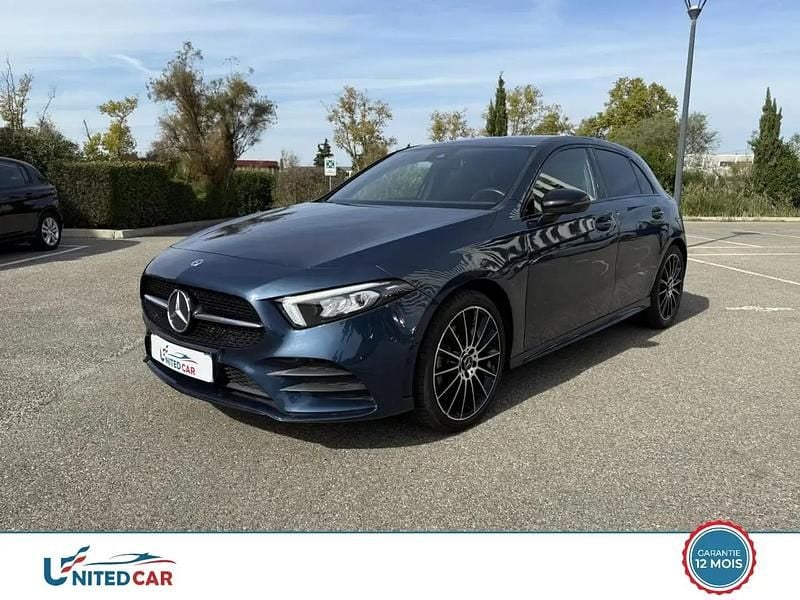 Bleu Utilisé 2021 Mercedes A250 Berline | 28 900 € (Prix assez cher) - Image 1/4