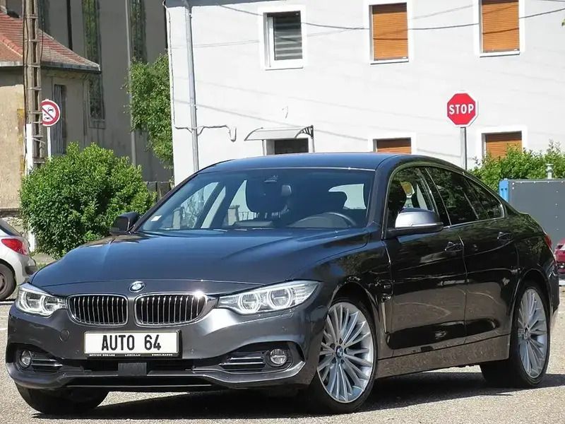 Gris Utilisé 2015 BMW 420 Gran Coupé Luxury Line Coupé | 17 890 € (Prix juste) - Image 1/4