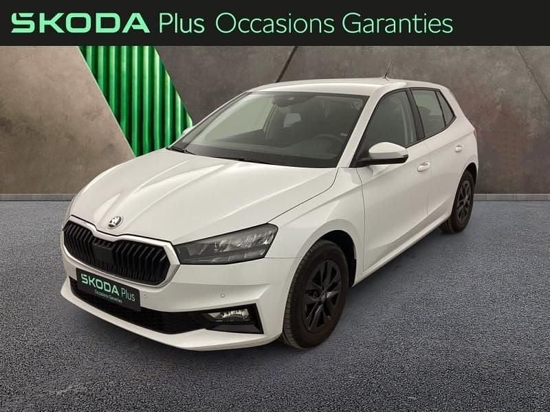 Blanc lune métallisé Occasion 2025 Skoda Fabia Selection Berline | 18 490 € (Prix juste) - Image 1/4