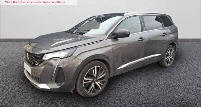 Gris Utilisé 2021 Peugeot 5008 GT Monospace | 22 900 € (Prix juste) - Image 1/4