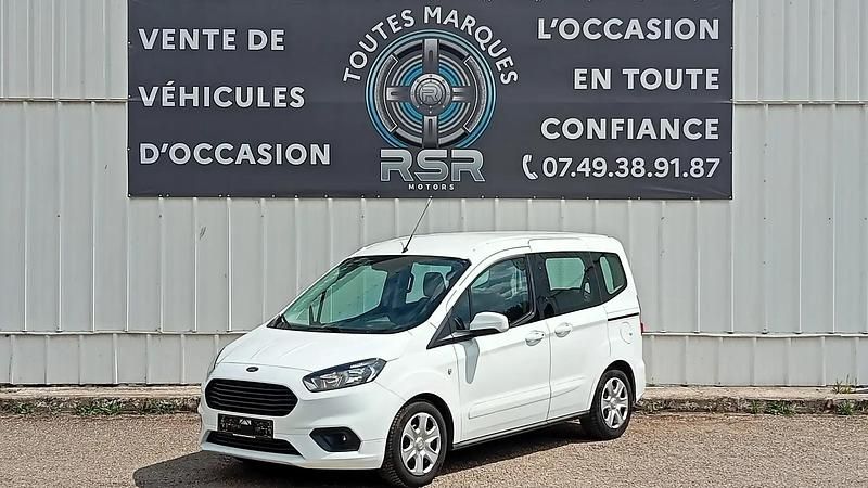 Blanc Utilisé 2021 Ford Tourneo Courier Titanium Monospace | 12 990 € (Prix juste) - Image 1/4