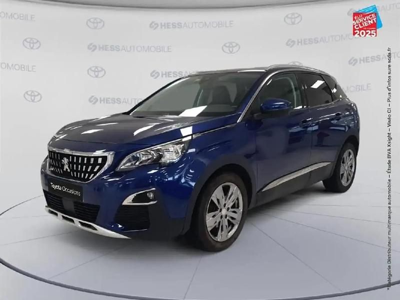 Bleu Utilisé 2017 Peugeot 3008 Allure SUV | 12 499 € (Prix juste) - Image 1/4