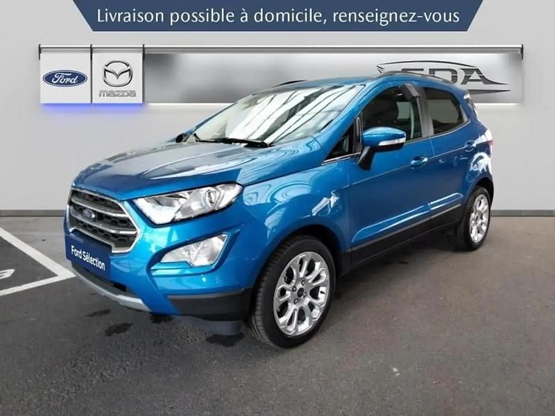 Bleu Utilisé 2022 Ford Ecosport Titanium SUV | 15 990 € (Prix juste) - Image 1/4
