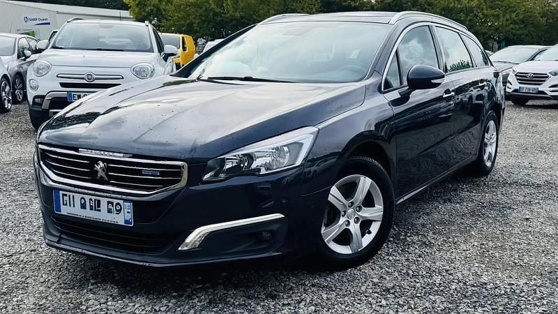 Noir Utilisé 2016 Peugeot 508 S Break | 11 390 € (Bon prix) - Image 1/4