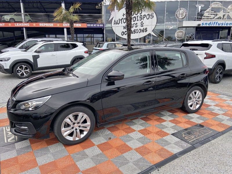 Noir Utilisé 2020 Peugeot 308 Active | 12 780 € (Bon prix) - Image 1/4