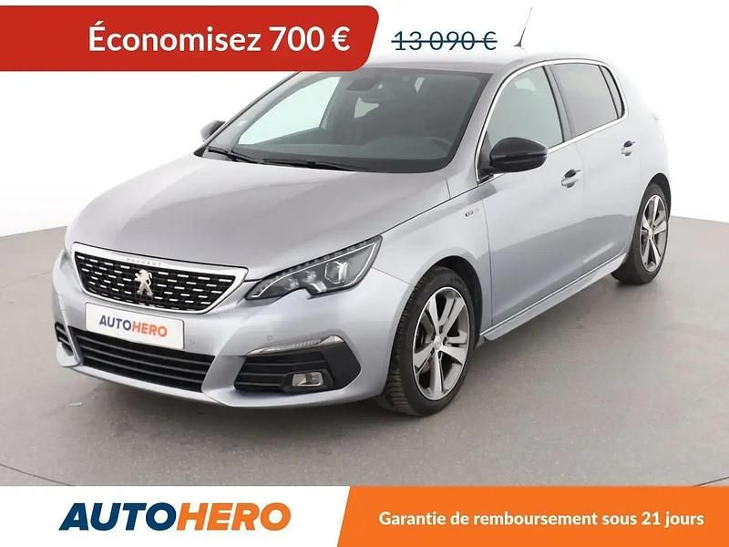 Gris Utilisé 2018 Peugeot 308 GT-line Berline | 12 390 € (Prix juste) - Image 1/2