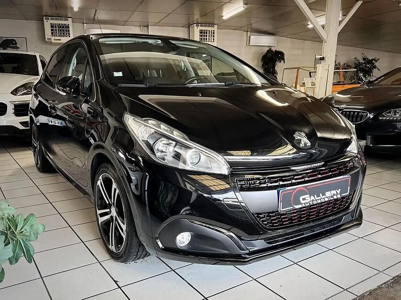 Noir Utilisé 2018 Peugeot 208 GT-line Citadine | 9 900 € (Prix juste) - Image 1/4