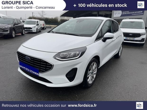 Blanc Utilisé 2024 Ford Fiesta Titanium X Citadine | 18 990 € (Prix juste) - Image 1/4