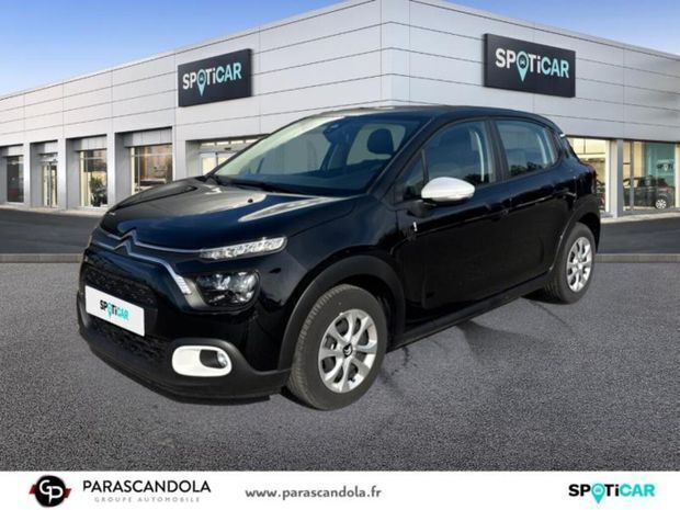 Noir Nouvelle 2024 Citroën C3 PureTech Citadine | 14 990 € - Image 1/4