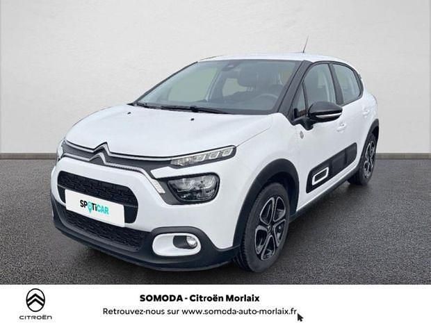 Blanc Utilisé 2023 Citroën C3 PureTech Citadine | 13 290 € (Prix assez cher) - Image 1/4