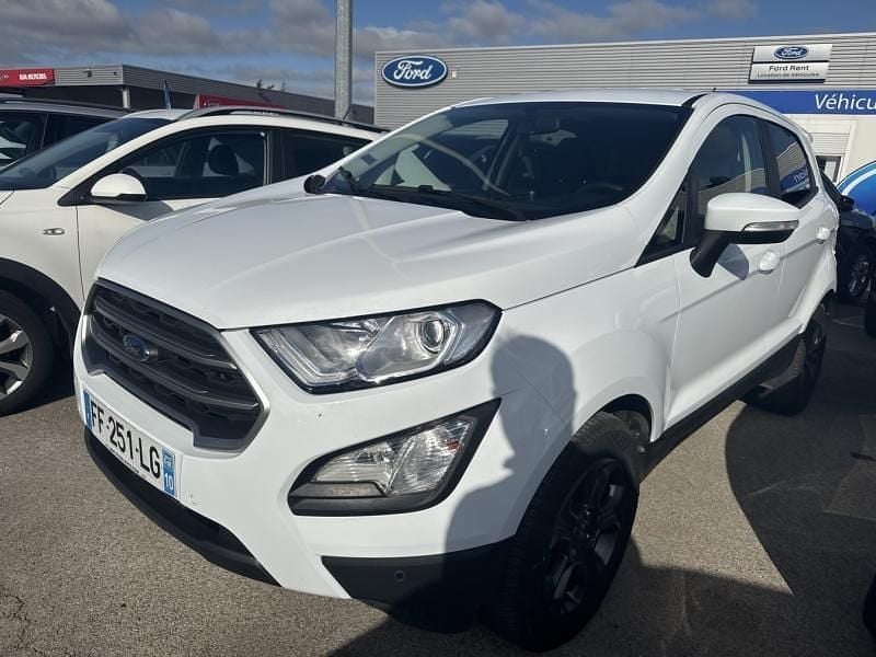 Blanc glacier Utilisé 2019 Ford Ecosport Trend SUV | 11 489 € (Prix juste) - Image 1/4