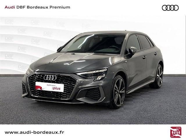 Gris daytona nacré Occasion 2021 Audi A3 Sportback e-tron S-Line Citadine | 29 990 € (Prix cher) - Image 1/4