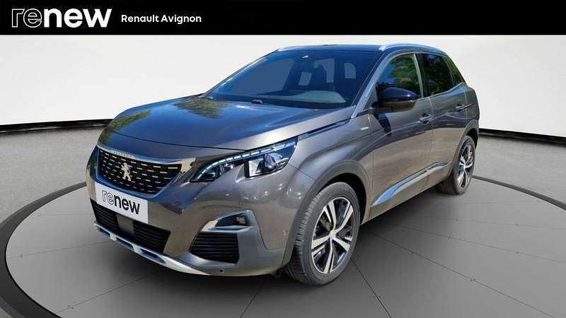 Gris Utilisé 2018 Peugeot 3008 GT-line SUV | 18 999 € (Prix juste) - Image 1/4