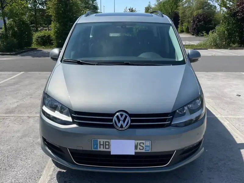 Bleu Utilisé 2015 VW Sharan Monospace | 9 500 € - Image 1/4