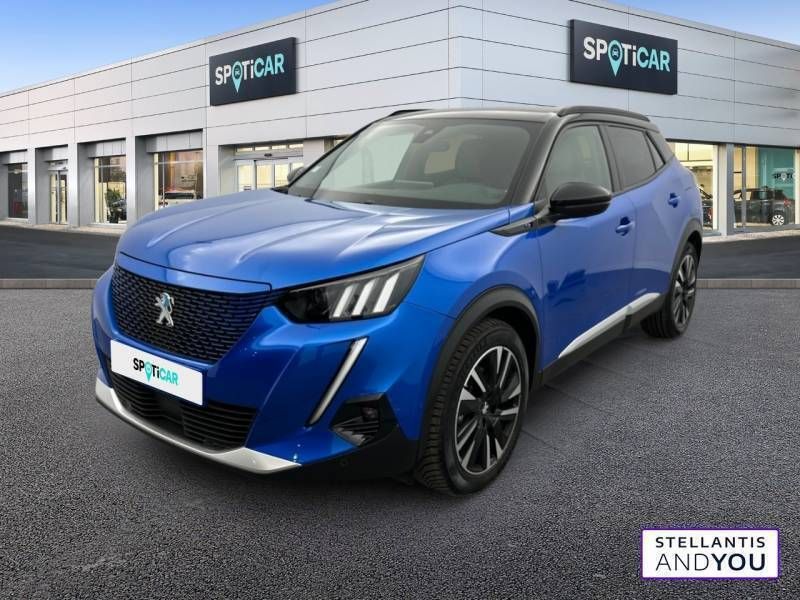 Bleu Utilisé 2020 Peugeot e-2008 GT SUV | 17 490 € (Bon prix) - Image 1/3