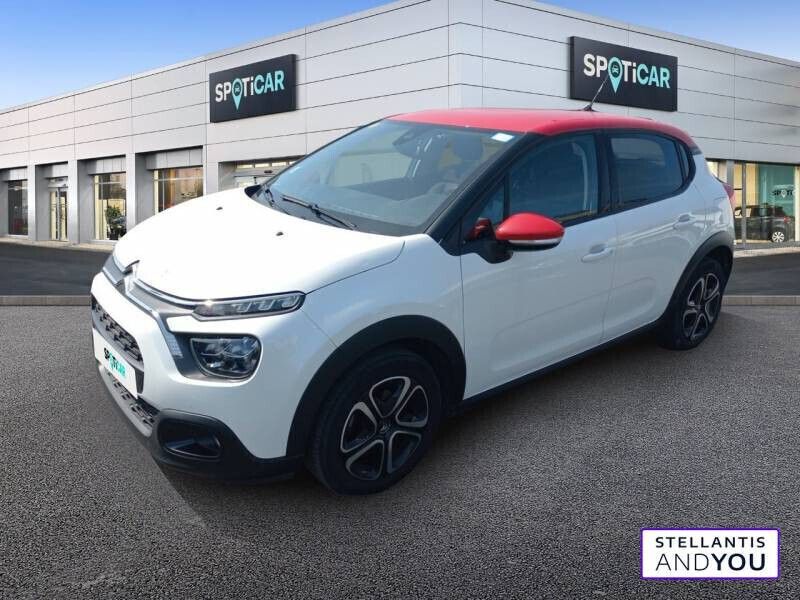 Blanc Occasion 2021 Citroën C3 Shine Citadine | 12 990 € (Prix juste) - Image 1/4