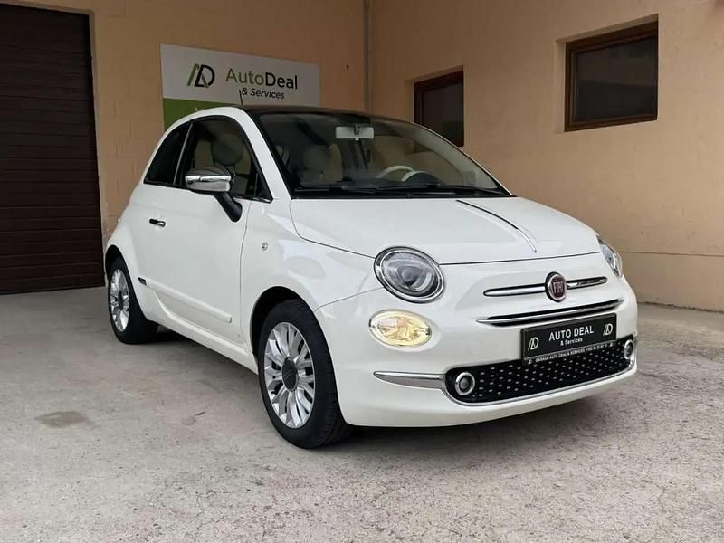 Blanc Utilisé 2017 Fiat 500 Mirror Citadine | 9 990 € (Prix juste) - Image 1/4