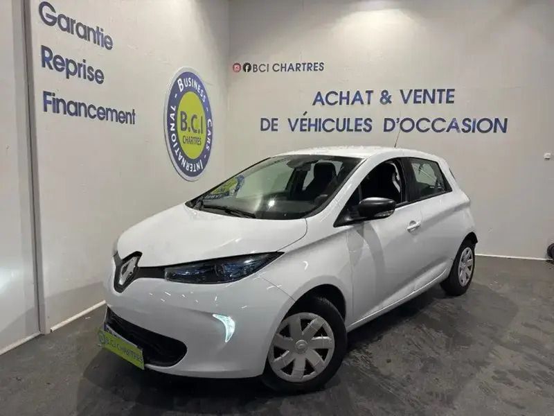 Blanc Utilisé 2018 Renault Zoe Life Citadine | 6 990 € (Bon prix) - Image 1/4