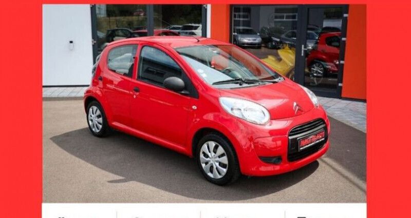 Rouge Utilisé 2010 Citroën C1 Citadine | 3 490 € (Super prix) - Image 1/4