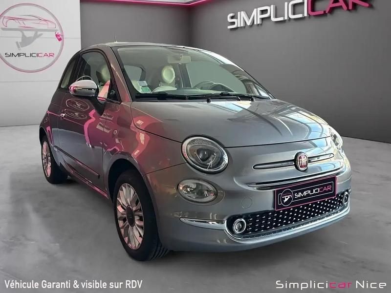 Gris Utilisé 2016 Fiat 500 Lounge Citadine | 6 990 € (Super prix) - Image 1/4