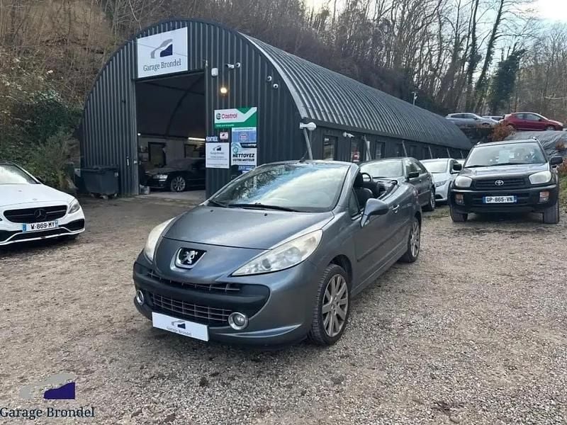 Gris Occasion 2008 Peugeot 207 CC Cabriolet | 5 500 € (Prix assez cher) - Image 1/4