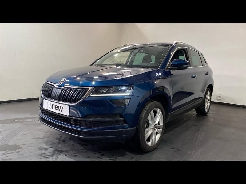 Bleu Occasion 2021 Skoda Karoq Style SUV | 19 299 € (Prix juste) - Image 1/4