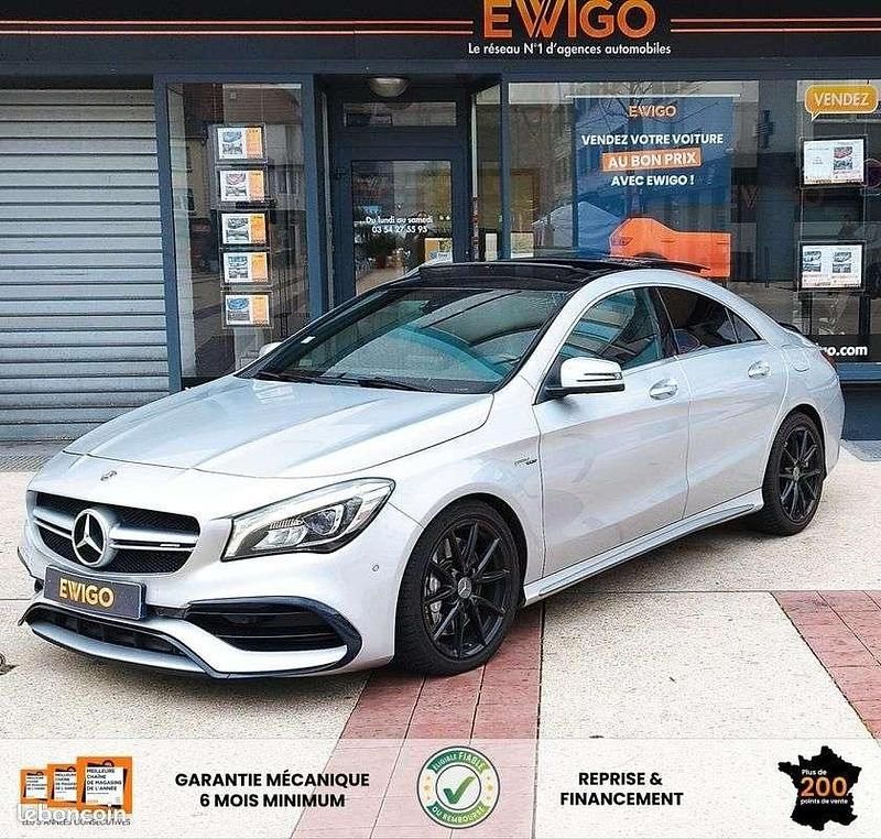 Occasion Mercedes CLA45 AMG AMG 382 ch (280 kW) 2017 Gris Coupé