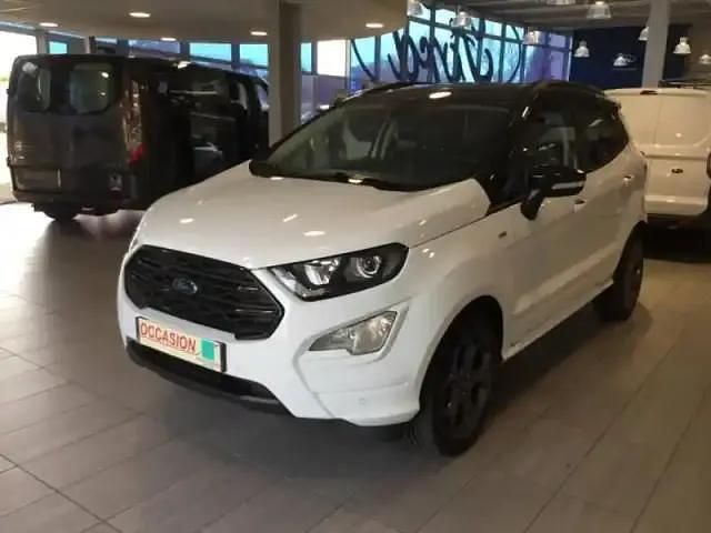 Blanc glacier Occasion 2019 Ford Ecosport ST-Line SUV | 12 990 € (Prix juste) - Image 1/4