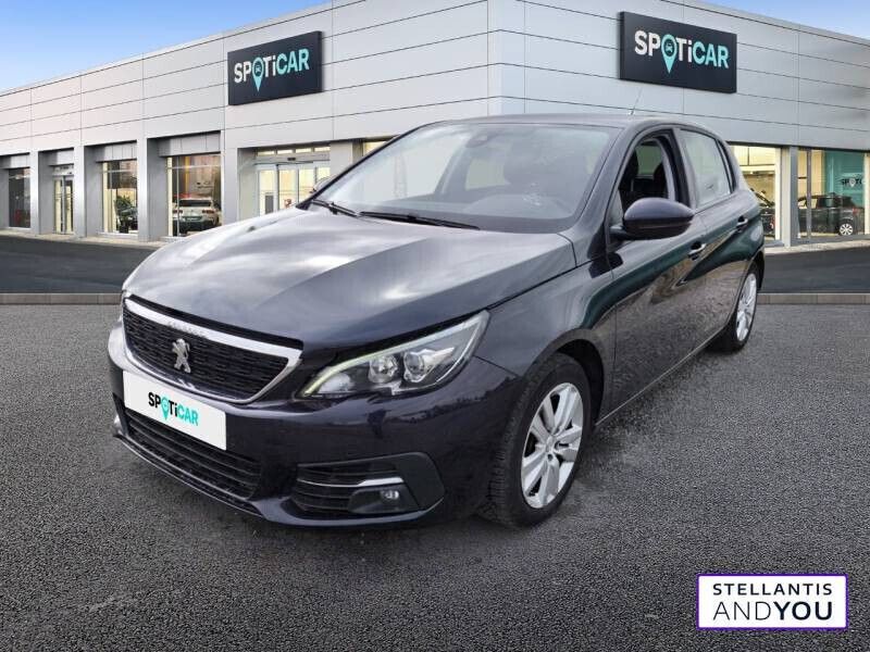Bleu Utilisé 2019 Peugeot 308 Business-Line Berline | 9 490 € (Bon prix) - Image 1/4