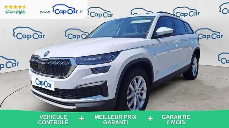 Blanc Utilisé 2024 Skoda Kodiaq Business Line SUV | 37 980 € (Prix juste) - Image 1/4