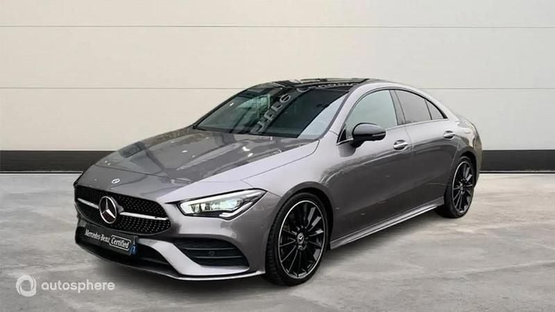 Gris Utilisé 2021 Mercedes CLA200 AMG line Berline | 30 999 € (Bon prix) - Image 1/4