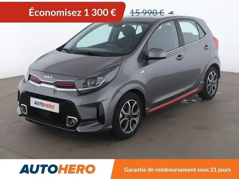 Gris Utilisé 2022 Kia Picanto GT-Line Citadine | 14 490 € (Bon prix) - Image 1/1