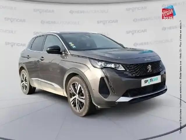 Occasion Peugeot 3008 GT 133 ch (97 kW) 2021 Gris SUV
