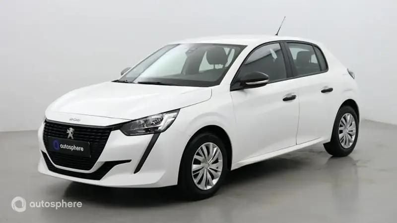 Blanc Utilisé 2021 Peugeot 208 S Citadine | 9 999 € (Bon prix) - Image 1/4