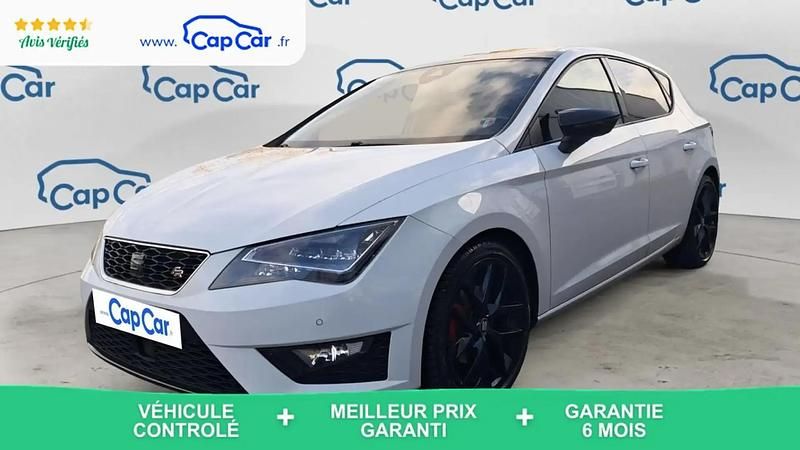 Blanc Occasion 2016 Seat Leon FR Berline | 12 990 € (Prix juste) - Image 1/4