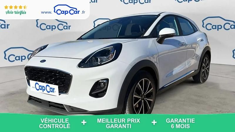 Blanc Occasion 2023 Ford Puma Titanium SUV | 18 990 € (Prix juste) - Image 1/4