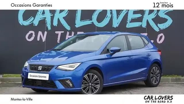 Bleu saphir Occasion 2022 Seat Ibiza Berline | 14 870 € (Prix juste) - Image 1/4