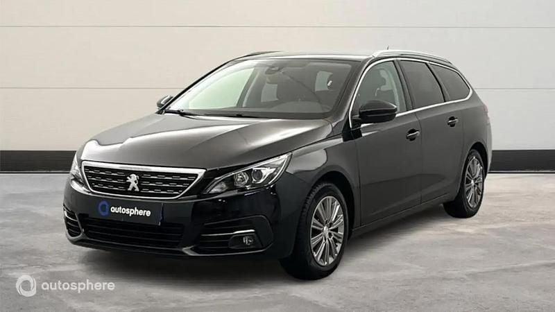 Noir Utilisé 2021 Peugeot 308 Allure Break | 13 799 € (Bon prix) - Image 1/4