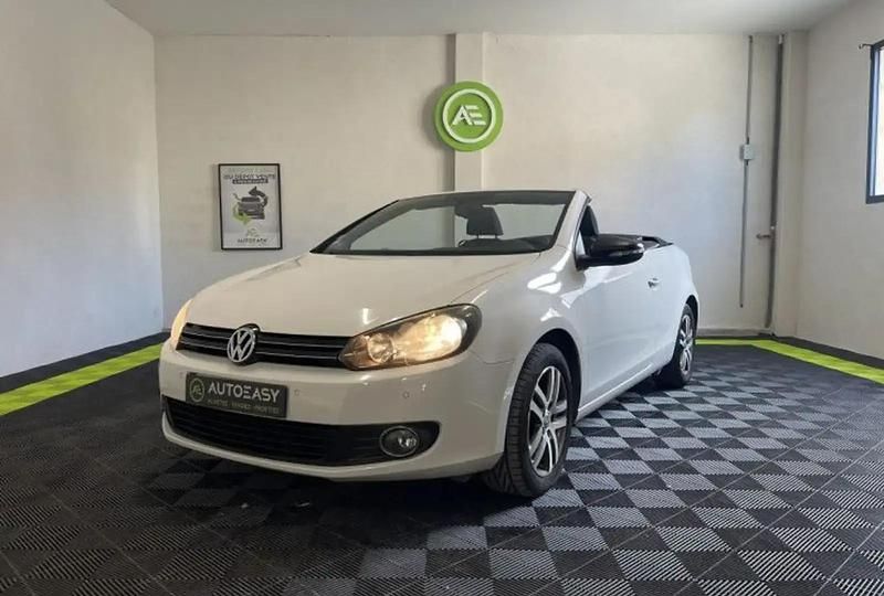 Blanc Occasion 2012 VW Golf Cabriolet Cabriolet | 7 990 € - Image 1/4