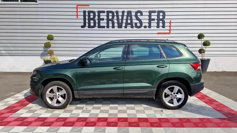 Vert Utilisé 2021 Skoda Karoq Ambition SUV | 19 550 € (Bon prix) - Image 1/4