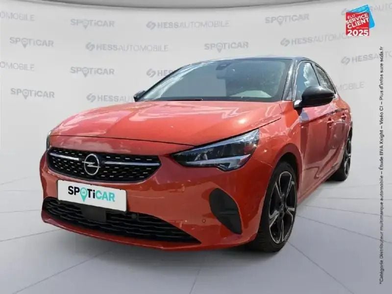 Orange Utilisé 2021 Opel Corsa Elegance Berline | 10 999 € (Bon prix) - Image 1/4