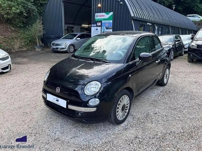 Noir Occasion 2011 Fiat 500 Lounge Berline | 7 000 € (Prix assez cher) - Image 1/4