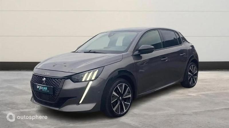 Gris Utilisé 2022 Peugeot 208 GT Citadine | 17 899 € (Prix juste) - Image 1/4
