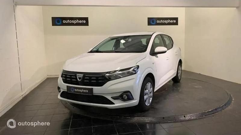 Blanc Utilisé 2022 Dacia Sandero Comfort Citadine | 13 499 € (Prix juste) - Image 1/4