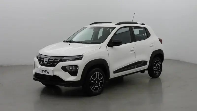Blanc Utilisé 2022 Dacia Spring Comfort Citadine | 8 990 € (Bon prix) - Image 1/4